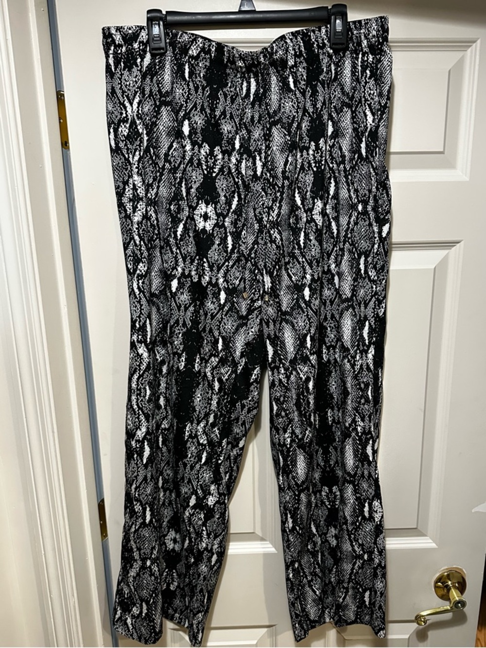 Calvin Klein Cropped Linen Pants 0X